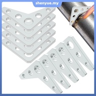 10Pcs Metal Weld On Tab Plate 1/4 Inch Thick 5 Hole Steel Weld On Triangle Gusset SHOPSBC0465