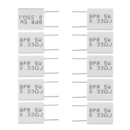 【MT】 10 pcs 0 33R 5 for W 5% Cement Resistor 0 33R 0 33Ohm Non-Inductive Resistor BPR