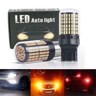 2x 3014 144smd CanBus S25 1156 BA15S P21W LED BAY15D BAU15S PY21W T20 LED 7440 W21W W21/5W led Bulbs