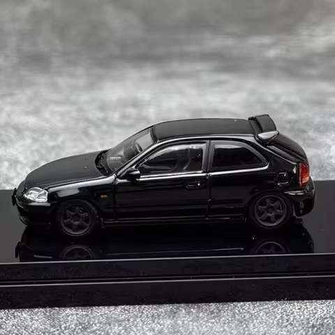 Hobby Japan 1/64 Scale CIVIC Type R EK9 Alloy Simulation Car Model Classic Adult Collection Static D