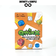 Qwixx Dice Board Game: The frantic dice rolling game that everyone plays at once! For ages 8+