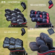 Titleist Golf Club Cover 1#3#5#UT Golf Wood Cover  Magnetic Closure Golf Iron Cover Golf Putter Cove