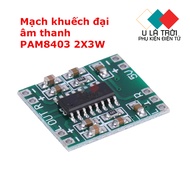 Pam8403 2x3W Hifi 2.0 Class D audio amplifier circuit