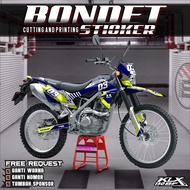 Decal STICKER KLX 150 BF MOTORCYCLE STICKER free custom design