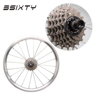 Bike 3Sixty Upgrade Modified External 6Speed Rear Wheel Fit To Brompton C E Folding Bicycles Parts