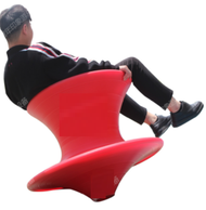 73x63x93cm red merah SPUN Chair spin spinning lounge bar seating seat sit rotate rotating fun rock a