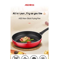 🇲🇾🐻ASD Nonstick Frying Frypan Light Cook & Clean Deep Fry Frying  Cookware