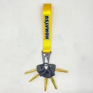 10/5/2PCS Excavator Parts 787 Key with keychain for Komatsu PC56/60/70/110/200/220/300/450 Ignition 