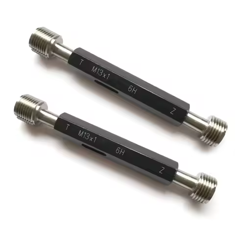 6H ISO thread plug gauge M13 M13X1.5 M13X1 T Z go no go Metric Fine Threads gauges threaded detectio