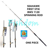 FISHDOM ONE PIECE SEAHAWK FIRST STIK BWS 1120 SPINNING FISHING ROD