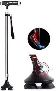 Canes Handle Walking Stick, Lightweight Adjustable Walking Cane with LED Light for Men/Women Arthritis Seniors Disabled Elderly Crutches Fashionable