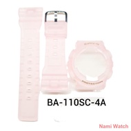 leather strap Aksesori ✸㍿☾CASIO G-SHOCK BABY-G BAND AND BEZEL BA110 BA111 BA112 BA120 BA130 100% ORI