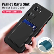 Reno11 F 5G/Reno11Pro 5G(พร้อมส่งในไทย)เคสTPU​นิ่ม​สีพาสเทลแบบคลุมกล้องใส่นามบัตรได้OPPO Reno 11 5G/