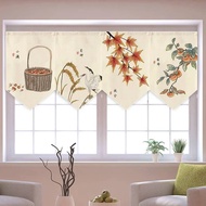 Chinese Style Short Door Curtain Kitchen Partition Noren Izakaya Cuisine Izakaya Sashimi Hanging Pen