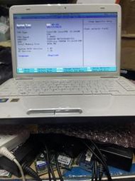 零件機TOSHIBA東芝(NBC4)Satellite  L740  i5  14吋筆記型電腦(白色)