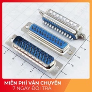 [5 Pieces]- DB25 Port Male 25 Pins Straight 2 Rows Solder Wire Connector Tech Components