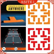 [Asite] Pickleball Court Marker, Lines Marking, Mini Tennis Court Throw Down Markers Equipment, Cour