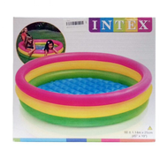 INTEX Inflatable POOL Baby Round Pool Kids Rainbow Pool Kolam Renang Bulat Bayi Kolam Inflatable Kan