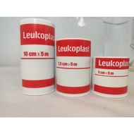 Leukoplast Tape Sizes 5cm x 5m, 7cm x 5m 10cm x 5m Sold per Roll