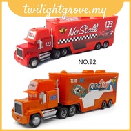 Animation Cars Realistic Mack Lightning Mcqueen King Jackson Storm Toy Racer Truck