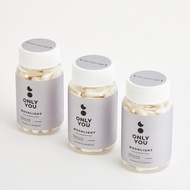 Only You รุ่น Moonlight แมกนีเซียม Magnesium 300 มก + L-Theanine และ Vit B บรรจุ 30เม็ด แคปซูล