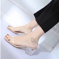 Giày cao gót 5 phân bản trong dây quấn gót vuông LT (SD024)