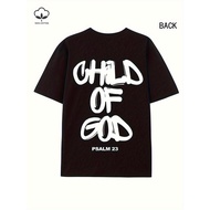 [ Psalm 23 Printed Tee] Summer Casual Psalm 23 Printed T-shirts - Mens Short-Sleeved T-shirts