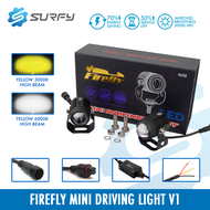 Firefly Mini Driving Light High and Low Yellow / White LED Aniti Fog For Cars / Motorcycle Korean Le