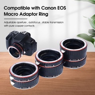 zesc007 3pcs Camera Lens Adapter Auto Focus Adjustable Aperture Full Frame DSLR Camera Lens Adapter Control Ring for Canon-EOS 3Pcs Useful Camera