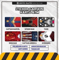 Sticker Skin Card ATM Marvel - Vinyl Debit Credit Emoney Flazz Stiker