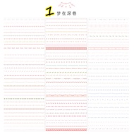 100Pcs Tape / Selotip Washi Warna-warni untuk Dekorasi Scrapbook