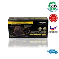 !! LOOSE ITEM 10'S Empro Aerofit C Series - Surgical face mask MS31-3P (3 PLY) - BLACK Mask