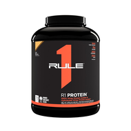 Rule 1 R1 Whey Protein Isolate Chocolate Fudge - 5  lbs Powder - 25g Whey Isolate & Hydrolysate + 6g