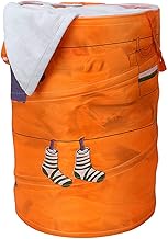 HOKIPO® Multipurpose Foldable & Collapsible 50-Litre Pop-Up Laundry Bag Basket with Zippered Lid and