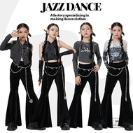 Wasteland Dune Dune Jazz Dance Costume Girls' Flared Pants Girls' Group Playing Songs Suit Children'