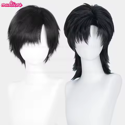 Zayne Wig Game Love And Deepspace Cosplay Short Black Heat Resistant Synthetic Hair Halloween Party 