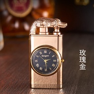 Dragon Watch Lighter 2 in 1 Luxury Wristwatch with Hidden Refillable Lighter Unique Gift for Men BLD