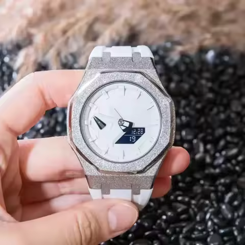 Gen4 Mod Kit for Casioak GA2100 GMAS2100 Modification Kit Bezel Emery Frosted Case Rubber Band for G