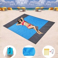 【cw】 200x210cm Pocket Picnic Waterproof Beach Mat Sand Free Blanket Camping Outdoor Picknick Tent Folding Cover Bedding