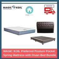 Magic Koil Preferred Posture with Divan Bed Bundle