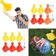 Mary 6pcs Tossing Flags Accessories Referee Gear Referee Flags Challenge Flags Penalty Flags for Soc