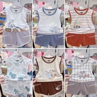 UALAROGO thin and cool three-hole set baby boy clothes set (6-9m to 36m)