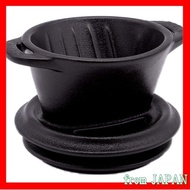 [From Japan]Staub Staub "Coffee Dripper Cast Iron Black" Ceramic Coffee Dripper, 1~2 cups, Black [Japan Authorized Dealer] 40508-536