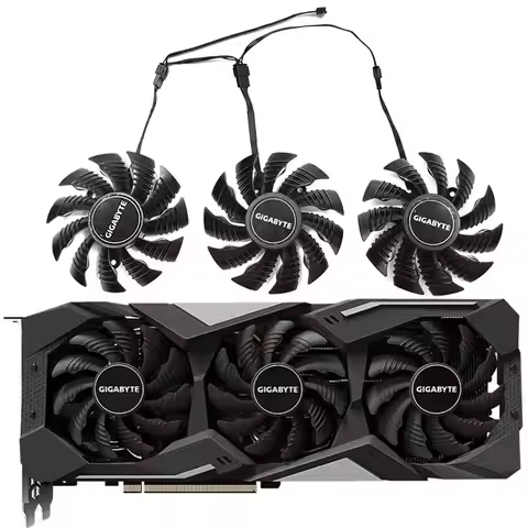 NEW 1LOT 78MM T128010SU PLD08010S12HH RX 5700 GPU Fan，For GIGABYTE RX 5700 5700XT 5600XT 5500XT GAMI