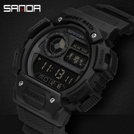 SANDA Waterproof Sports Digital LED Display Men Watch 6009-3