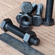 BAUT HEXAGON M12X60 / BAUT BAJA HTB 8.8 M12 X 60 / BAUT BAJA M12 X 60 HITAM / BAUT M12X60 BAJA / BAU