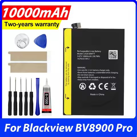 New Battery For Blackview BV7100 BV7200 BV8800 BL8800 Pro BV8900 Pro S80 Mobile Phone Bateria With T