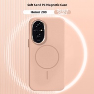 Xian Ge Li Honor 200 pro New Model Frosted Magnetic Absorption Protective Case Resin Hard Shell Wire