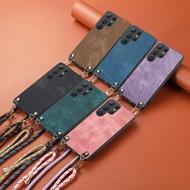 Adjustable Shoulder Strap Phone Case for OPPO Reno12 Pro/11F/10 9/8T/8Z/Realme 13 12 11 Pro/C30s/C33