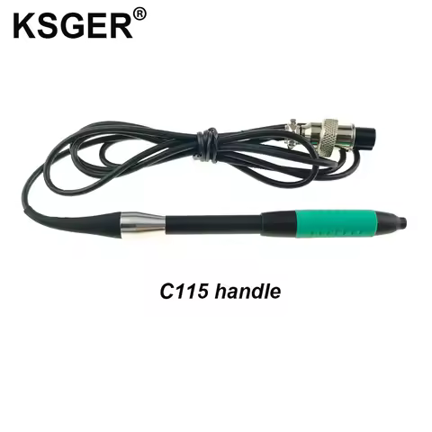KSGER C245 Soldering Iron Handle For JBC 245 C210 C115 Station Welding Tools Nozzle Grip Compatible 